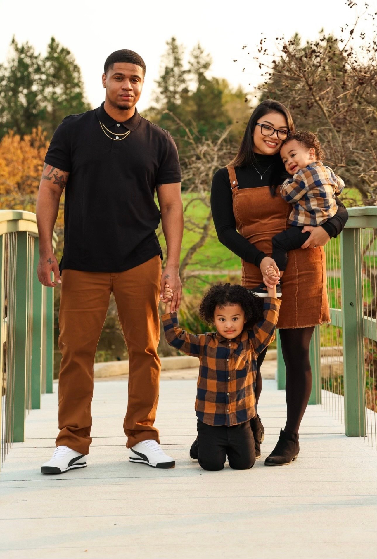 Eric of Black Knight Cane Corso with his family and dogs in Ohio